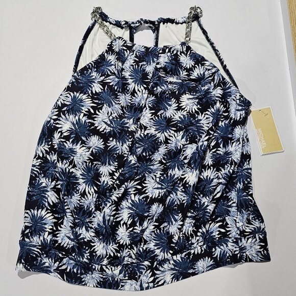 Michael Kors  Blouson High-Neck Tankini Top - Picture 5 of 9